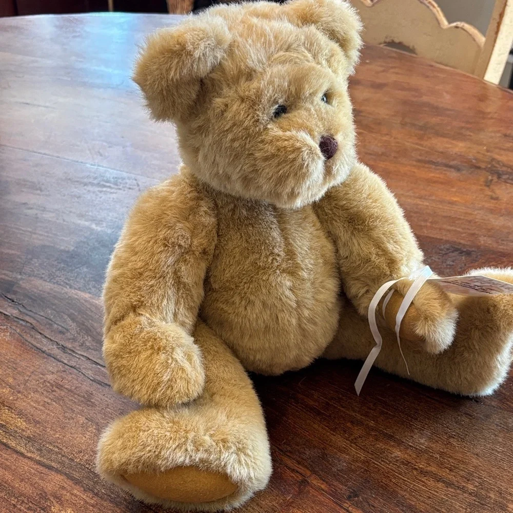 Plush Tan Teddy Bear with movable arms, neck and legs 🧸